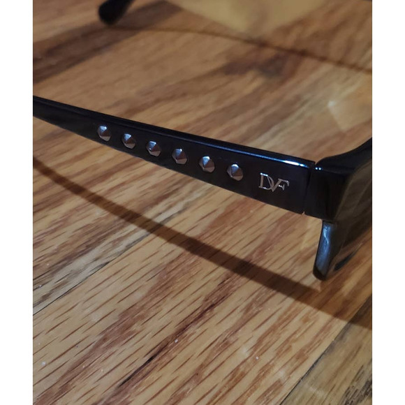 NEW! Designer Diane von Furstenberg LEAH 54mm Studded Sunglasses Cosmic Cobalt main image 13